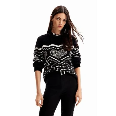 Imagen de Jersey de mujer en forma corazón Desigual