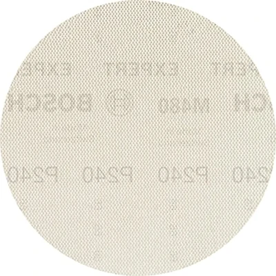 Imagen de Bosch Professional 50x Mallas de lija Expert M480 (para Madera dura, Pintura sobre madera, Ø 125 mm, grano 240, accesorios Lijadora excéntrica)
