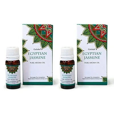 Imagen de Aromasenses. 2 unidades Aceite Esencial Jazmin Puro Goloka 10 ML (Jazmín)