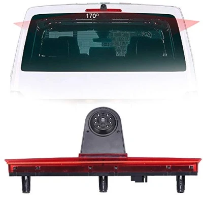 Imagen de HD Transporter Nocturna IR Luz Freno Cámara de Marcha Atrás Visión Trasera Coche Puede Ajustar el ángulo para V W T5 Bus Multivan Caravelle (V T5)