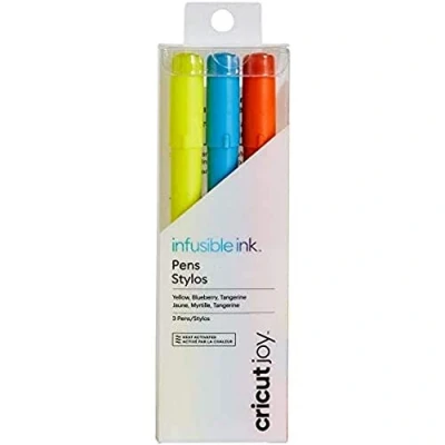 Imagen de Cricut Bolígrafos Infusible Ink Joy™ 0.4, Amarillo/Azul Arándano/Mandarina (3 unidades)