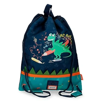 Imagen de Enso Dino artist Bolsa de Merienda Multicolor 27x34x10 cms Poliéster