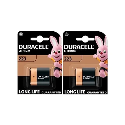 Imagen de 2 pilas Duracell 223 de litio (2 blísters 1 batería), (CR P2)