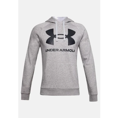Imagen de Under Armour Rival BIG HD Jersey con capucha, Hombre, Talla: XL, Mod gray light heather