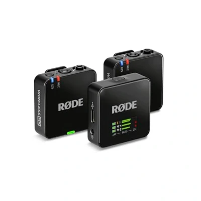 Imagen de RØDE Wireless GO (Gen 3) Micrófono inalámbrico compacto Audio prístino, grabación en 32 bits de punto flotante, control automático nivel, para teléfonos, cámaras y computadoras