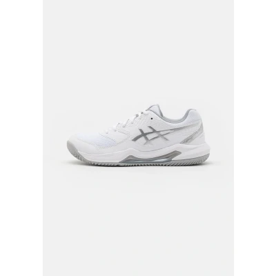Imagen de Asics Geldedicate 8 Zapatillas de pádel, Mujer, Talla: 42.5, White/pure silver Tela/tejido sintético
