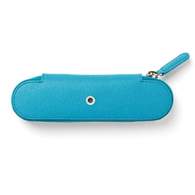 Imagen de Faber Castell GRAF 118674 Epsom Funda con cremallera para 2 instrumentos de escritura, color azul