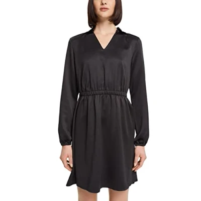 Imagen de ESPRIT 102cc1e318 Vestido, 001/Negro, M para Mujer