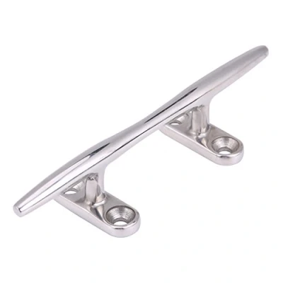 Imagen de Fydun Dock Cleats Heavy Duty Boat Hollow Base Cleat Acero Inoxidable Open para Yate Marino 5 Pulgadas