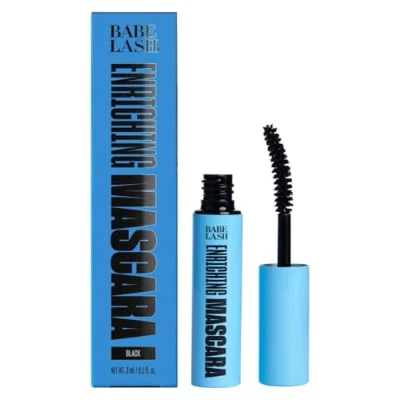 Imagen de Babe Original Lash Enriching Mascara fórmula a prueba de manchas, larga duración y sin grumos, enriquecida con péptidos extractos hierbas, define e hidrata, 3 ml, schwarz