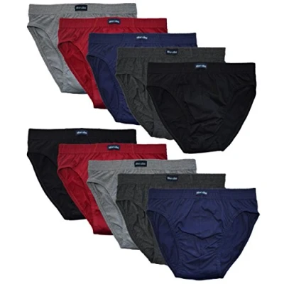 Imagen de MioRalini 10 Hombres Slip Cotton sin intervención, Artículo: x Set F, Talla: L 6