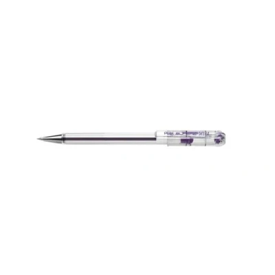 Imagen de Pentel Bolígrafo Superb con punta de bola formato MINI y tinta color violeta base aceite alta densidad. Pack 12