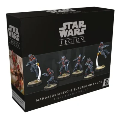 Imagen de Atomic Mass Games, Star Wars: Legion SuperComando Mandalorianos, Expansión de Unidades, Tabletop, 2 Jugadores, A Partir 14+ años, 120 180 Minutos, Alemán