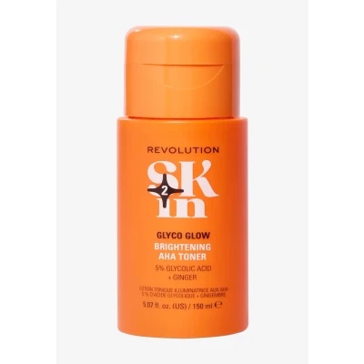 Imagen de Revolution SKin, Glyco Glow Brightening Toner, Tónico Facial Iluminador con Ácido Glicólico, Para un Cutis Radiante, Vegano y Libre de Crueldad, 150ml