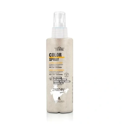 Imagen de LENDAN Spray Protector Pelo Terra Color 200 ml para Cabellos Teñidos Evita la Pérdida del UV y Antipolución Protege el Cabello Melena Brillante Vegano