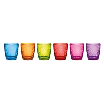 Imagen de Barazzoni Set 6 Bicchieri Colori Assortiti, 32cl