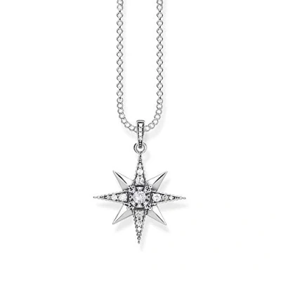 Imagen de Thomas Sabo Cadena con colgante para mujer diseño en forma de estrella la realeza, plata ley 925, KE1825 643 14 L45v