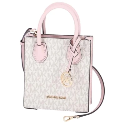 Imagen de Michael Kors Mercer Extra Small Pebbled Leather Crossbody Bag (PWD BLSH MLT)