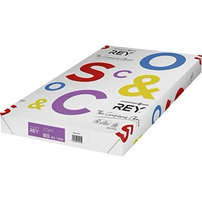 Imagen de Rey Papel reprográfico, color blanco, 80 g, A3, PEFCTM, 500 hojas