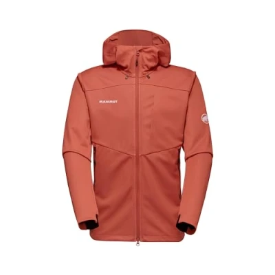 Imagen de Mammut Ultimate VII So Chaqueta con Capucha para Hombre Softshell, Brick, L