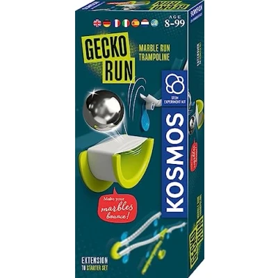 Imagen de KOSMOS Gecko Run 617301 Extensión para trampolín, Accesorio Pistas de Bolas Verticales Frescas, Incluye 2 adicionales y 1 Puente Adicional, niños a Partir 8 años, Varios Idiomas