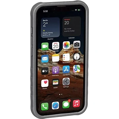 Imagen de Topeak iPhone 13 Mini Funda Smartphone Ridecase, Adultos Unisex, Negro/Azul Claro