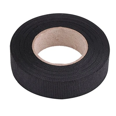 Imagen de Tbest MultiPurpose Black Car Autoadhesivo Anti Squeak Sonajero Fieltro Cinta de arnés cabo automotriz, apto reemplazo para la industria automotriz(19mm*15m)