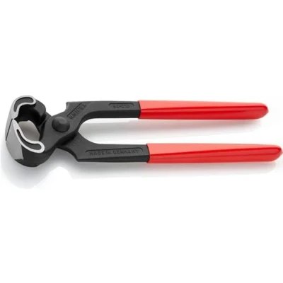 Imagen de Knipex Tenaza para carpintero negro atramentado, recubiertos de plástico 210 mm (cartulina autoservicio/blíster) 50 01 SB