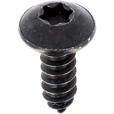 Imagen de Tornillo de chapa cabeza redonda ancha RLX Torx en blíster, 4,2 mm x 13 mm, NFE 25 655, zinc negro, lote 20