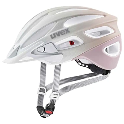 Imagen de uvex true cc, casco todoterreno ligero para mujer, ajuste de talla individualizado, luz LED opcional, sand dust rose matt, 52 55 cm