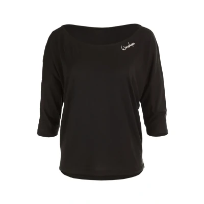 Imagen de Winshape 3/4 ARM Camiseta deportiva, Mujer, Talla: XXL, Black
