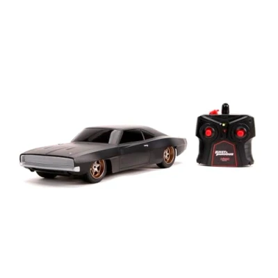 Imagen de Jada Toys RC Dom&#039;s Dodge Charger 253206012 Coche teledirigido, 1:16, Color Negro