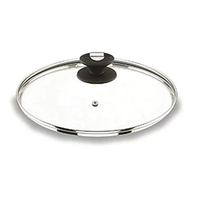 Imagen de Lacor 71916, Tapa De Cristal con Desvaporizador, Bianco (White), 16 cm