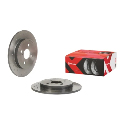 Imagen de BREMBO 08.A534.1X Disco de freno 259 9 5 macizo, perforado revestido TOYOTA: Yaris II Hatchback, Vios / Berlina, III Hatchback