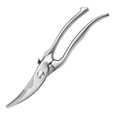 Imagen de MITSUMOTO SAKARI Tijeras Cocina Multiusos de Alta Resistencia, Japoneses Acero, 28 cm Profesionales Acero Inoxidable para Pollo, Carne, Huesos