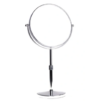 Imagen de HIMRY Espejo Altura Regulable 5 x Ampliación, 8 Inch, cosmético Giratorio 360 . Cromado. maquillarse Afeitado Baño Habitaciones Espejo, Normal + aumentos, kxd3114