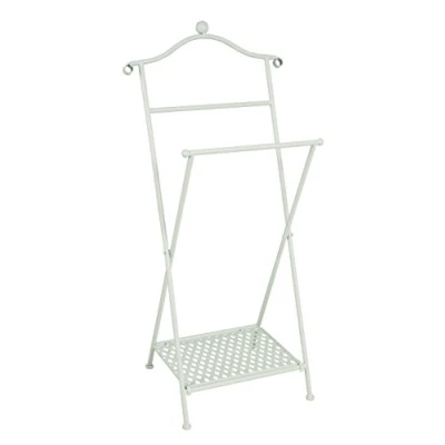 Imagen de HAKU Möbel aparcacoches blanco encalado, metal, metal Dim.: AN 46 cm x AL 98 P 35 cm, Estilo: Bohemio