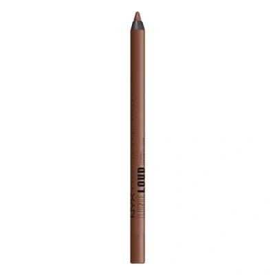 Imagen de NYX Professional Makeup Line Loud, Lápiz de labios, Larga duración, Non transfer, Tono 07 Total Baller
