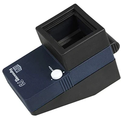 Imagen de SAFE 9893 Comprobador de marcas agua Signoscope T3 con 3 LEDs regulables y 8 colores diferentes hace visibles las diferencias