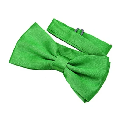 Imagen de DonDon Pajarita Hombre elegante con gancho nudo y ajustable color verde