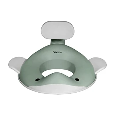 Imagen de Kindsgut Reductor en forma de ballena, para niños, colores suaves y modernos, libre sustancias nocivas apto pistacho
