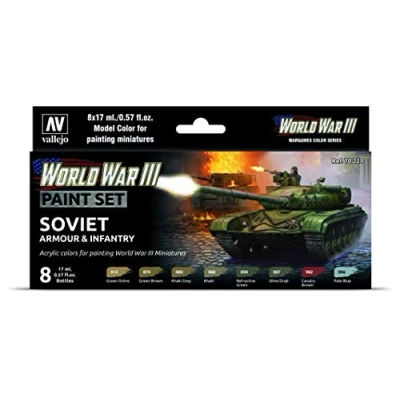 Imagen de Vallejo 070221 Juego de accesorios construcción maqueta tanque soviético e infantería , color/modelo surtido