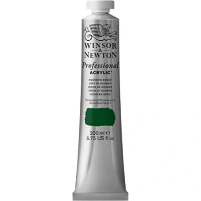 Imagen de Winsor &amp; Newton Professional Pintura acrílica, tubo 200 ml, color verde de Hooker