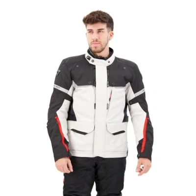 Imagen de Revit Outback 4 H2O Chaqueta textil de motocicleta (Silver/Black,M)