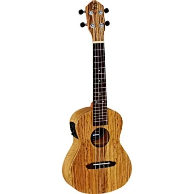 Imagen de Ortega RFU11ZE Ukelele tenor, zebrano, 4 cuerdas, con afinador