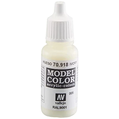 Imagen de Vallejo Model Color Pintura Acrílica, Blanco (Ivory), 17 ml