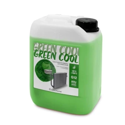 Imagen de ErrecHome Green Cool, Fluido para Radiador Verde 20C, Anticongelante G12 con paquete inhibidor de base orgánica OAT, Listo usar, 5 Litros