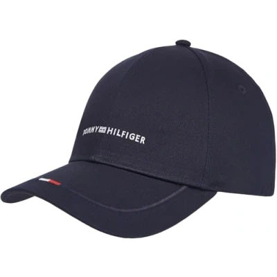 Imagen de Tommy Hilfiger Gorra Hombre Foundation 6 Panel con Logotipo, Azul (Space Blue), Talla Única