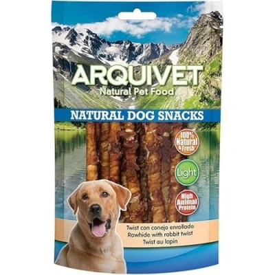 Imagen de Arquivet Twist de Conejo Enrollado, 100 g (Paquete 1)