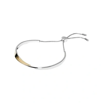 Imagen de Skagen Pulsera Para Mujer Kariana, Grosor: 5 mm Ancho Interior: 60 Altura 46,9 De Acero Inoxidable Bicolor, SKJ1270998
